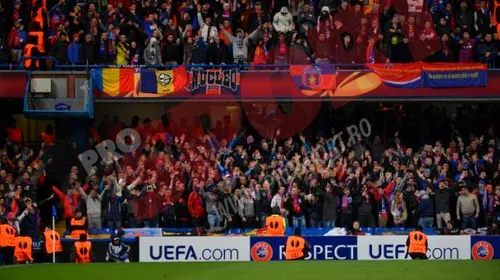 Stamford Bridge s-a dărâmat, a venit Steaua și l-a luat!** FOTO Steliștii au făcut spectacol în tribune și i-au dominat pe englezi