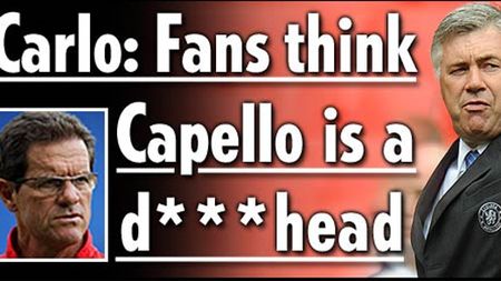 Ancelotti ȘOCHEAZĂ‚**: "Capello a trecut de la Zeu la cap de p..."