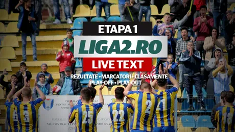 Rapid rămâne lider după ce Dunărea s-a împiedicat pe teren propriu. Brăila a umilit din nou Farul.** UTA și Chindia au trecut de FC Brașov și Baia Mare