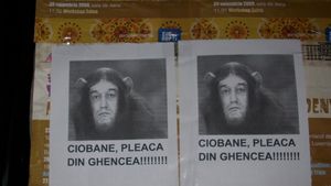Suporterii Stelei către Becali: "Ciobane, pleacă din Ghencea!"