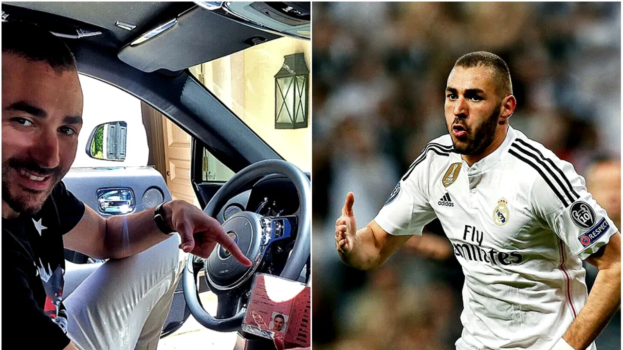 Răspunsul lui Benzema după ce spaniolii au anunțat că a fost prins la volan fără permis! Imaginea postată de starul lui Real pe Instagram