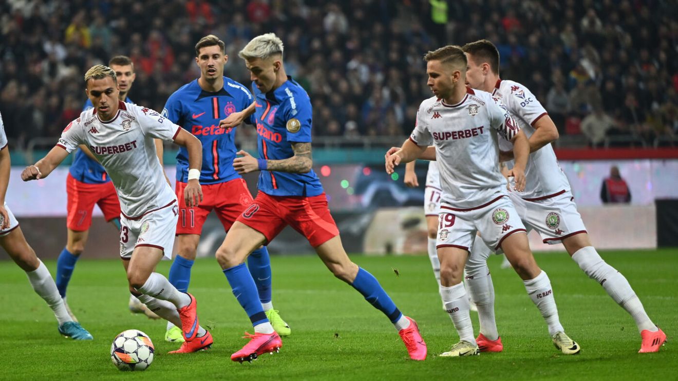 FCSB – Rapid București 0-0, în etapa 14 din Superliga. „Remiză albă”, care nu mulțumește nicio echipă