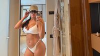 „Îmi iubesc formele”. Georgina Rodriguez s-a pozat în costum de baie înainte de nunta cu Cristiano Ronaldo