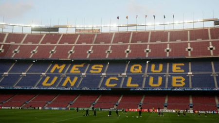 Supriză enormă pentru Messi&Co. FOTO | Ce au găsit catalanii în peluza din Berlin, la antrenamentul de vineri