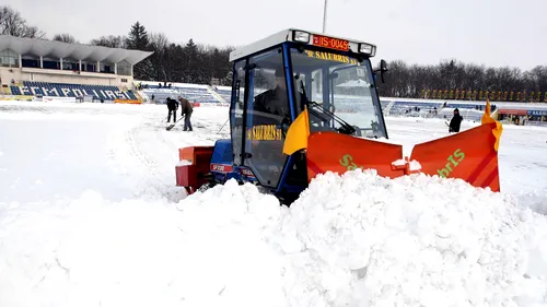 Fără fotbal în weekend! Etapa din Liga 1, amânată din cauza condițiilor meteo