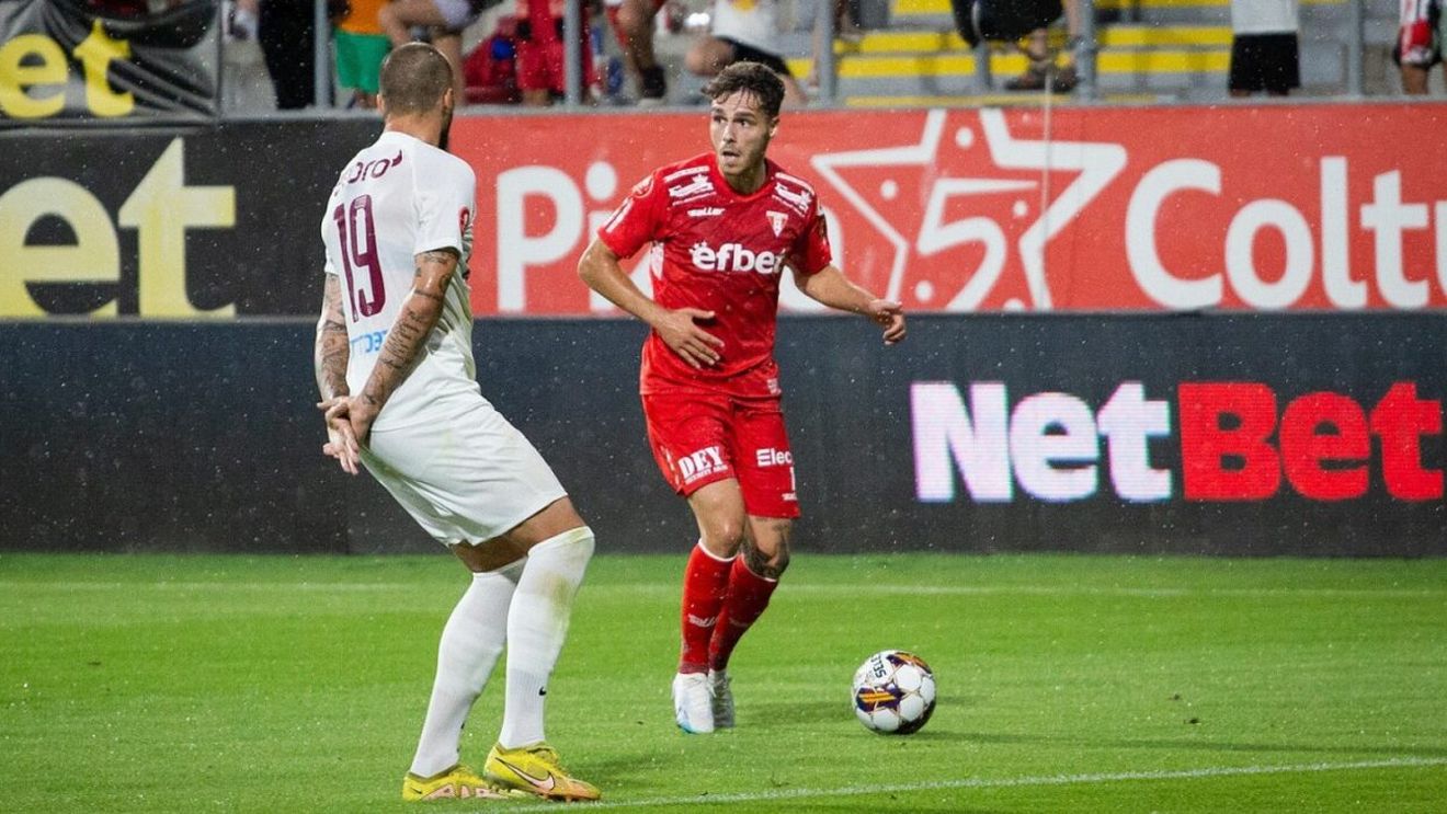 Fabry, fotbalistul care a impresionat deja în Superliga! Cine e preferatul său: „E masiv și puternic, poate să țină de minge”