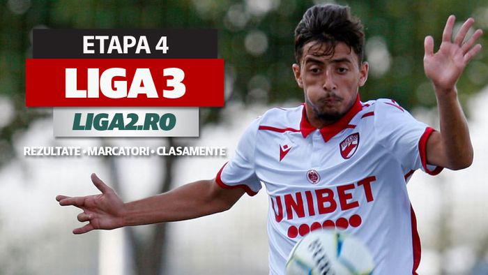 Liga 3, etapa 4, rezultate și marcatori | Steaua, măcinată de COVID-19, a câștigat lejer cu Dinamo 2, FCSB 2 a defilat cu Rapid 2. Brăila și Baia Mare au înregistrat scorul etapei