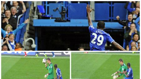 Gol scandalos marcat de Chelsea! VIDEO - Cum i-a "furat" Eto'o mingea portarului!