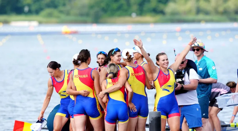 Lacrimi pentru campioane: Elisabeta Lipă, Mihai Covaliu şi George Boroi au plâns după ce barca de 8+1 a României a luat aurul olimpic! „Asta a fost reacția”. EXCLUSIV