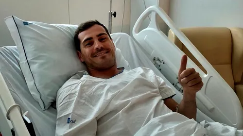 San Iker e bine! FOTO | Primul mesaj transmis de Casillas după operația la inimă. Portarul lui Porto a suferit un infarct