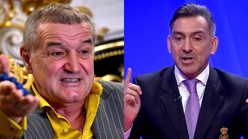 Ilie Dumitrescu, aflat la un metru de Gigi Becali, i-a spus acest lucru în direct: „Lasă că te văd eu la anul”. Răspunsul a venit instant