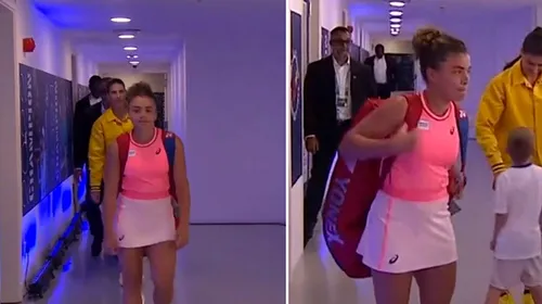 Moment stânjenitor la semifinala Soranei Cîrstea de la Dubai! Ce s-a întamplat după ce românca a intrat pe teren. VIDEO