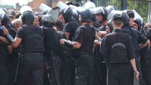 500 de jandarmi mobilizați pentru meciul Steaua - Ujpest