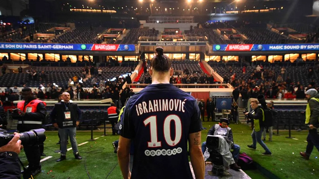 Tributul pentru marele Zlatan! VIDEO | Momentul în care fanii și jucătorii s-au înclinat în fața lui Ibrahimovic. Starul suedez, după al 12-lea trofeu la Paris: 