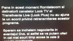 1,3 milioane de abonați nu mai pot vedea Liga 1. Romtelecom a scos din grila de programe Look TV și Look Plus. Administratorul Transilvania Look: "Negocierile cu ei se încheiaseră". Reacția reprezentanților Romtelecom