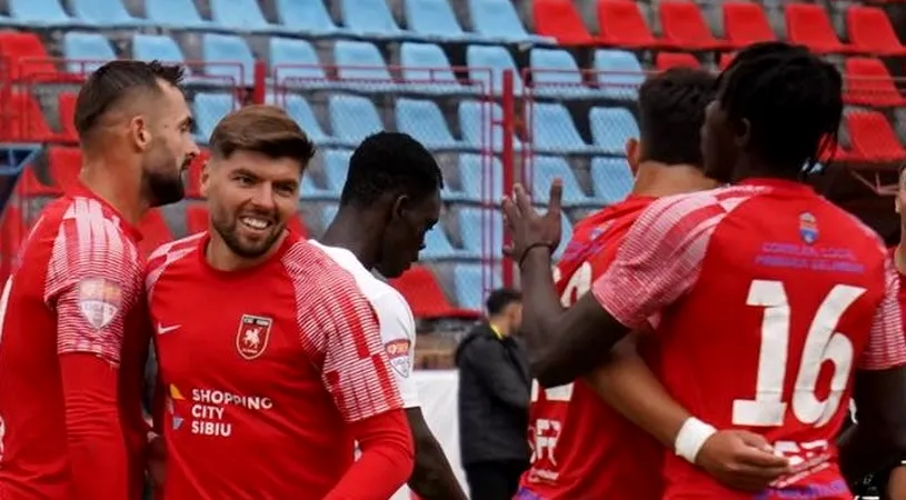 CSC Șelimbăr a zdrobit AFC Câmpulung Muscel și a bifat prima victorie în Liga 2! Echipa lui Eugen Beza a dat de pământ cu adversara: ”Am fost foarte motivați”