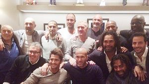 "Reuniune de clasă" pentru Campioana Mondială din 1998. FOTO | Zizou & Co, cină în Paris