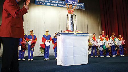Primire dulce pentru gimnastele medaliate