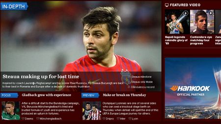 'Povestea Stelei lui Reghe', best-seller-ul Europei!** Roș-albaștrii țin prima pagină a site-ului UEFA: "Sunt de neoprit, au ieșit din umbră"