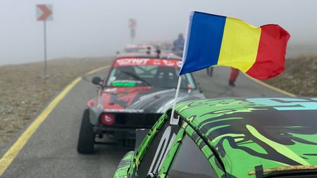 Vremea de pe Transalpina l-a făcut campion pe un bulgar în Campionatul Național de Drift