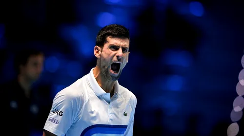 Novak Djokovic, în formă maximă la Turneul Campionilor! Sârbul, gata de duelul cu Andrey Rublev | VIDEO