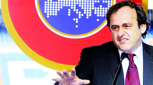 Platini vrea să introducă sistemul cu 5 arbitri și în Liga Campionilor