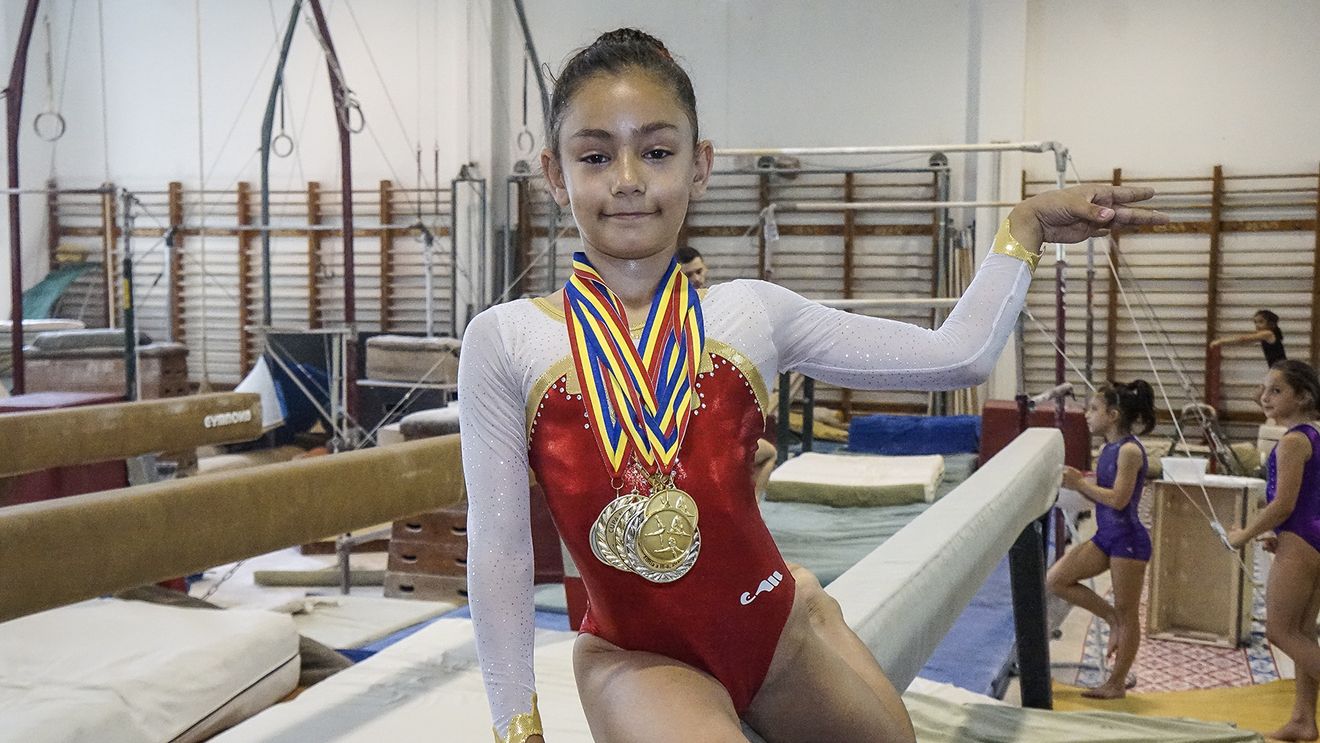 Miruna Cazan, o nouă steluță pe cerul gimnasticii: trei titluri și un "argint" la primele naționale din carieră