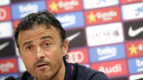 Luis Enrique: „Sunt foarte mândru de jucătorii mei”