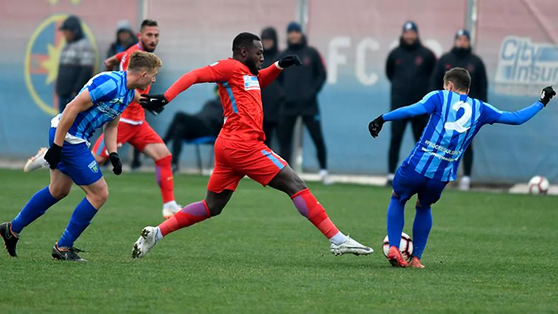 Progresul Spartac a cedat cu 0-3** în amicalul de lux cu FCSB