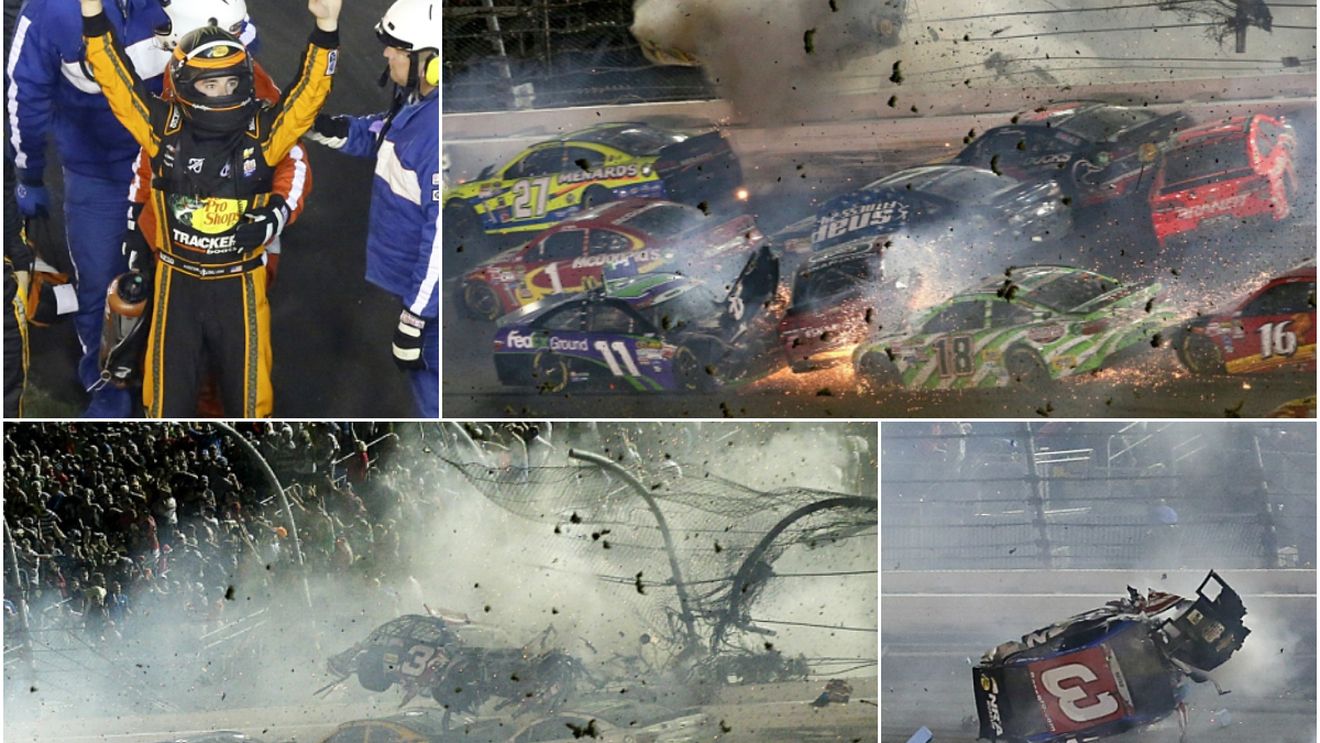 VIDEO | Aproape de o tragedie imensă în NASCAR! La peste 200 km/h, Austin Dillon a fost proiectat în zidul circuitului de la Daytona. 13 spectatori au fost răniți
