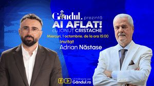 „Ai Aflat! cu Ionuț Cristache” începe miercuri, 1 octombrie, de la ora 15.00, live pe Gândul. Invitat: Adrian Năstase
