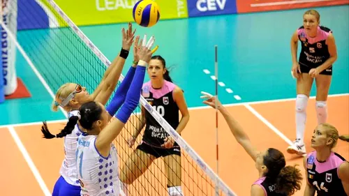 Știința Bacău - Nantes VB, scor 3-1, în Liga Campionilor la volei feminin