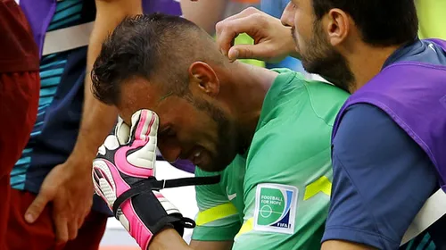 FOTO | Portugalia a părăsit Campionatul Mondial în lacrimi. Beto, fostul portar al CFR-ului, a fost cel mai afectat
