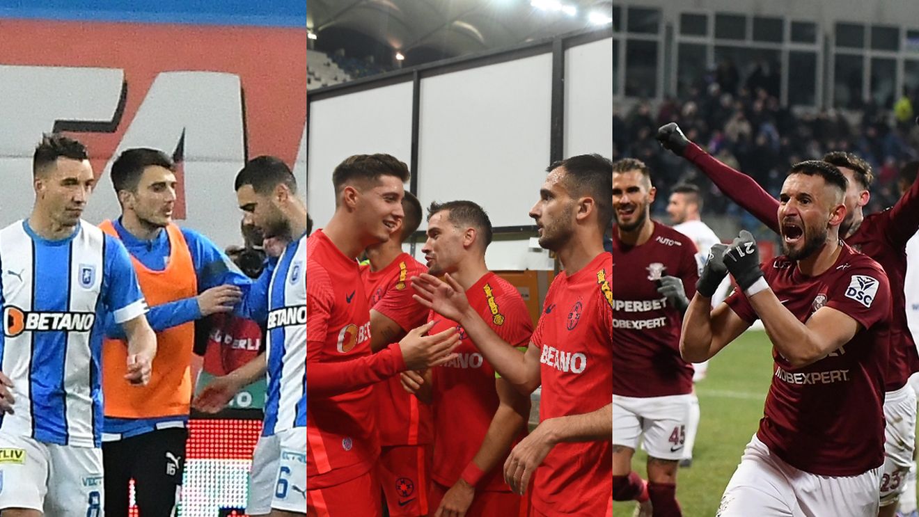 FCSB, Rapid și Universitatea Craiova, veste excelentă! Motivul pentru care rivalele din play-off-ul Superligii vor lua mai mulți bani din drepturile TV