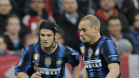 FOTO** Chivu i-a transmis un mesaj de bun-rămas lui Sneijder! Reacția EMOȚIONANTĂ‚ a olandezului