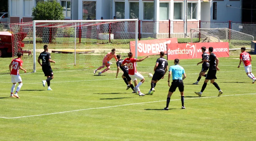 CS Dinamo câștigă primul meci în Liga 2! Florin Bratu, încântat după succesul cu AFC Câmpulung Muscel: ”Sunt mulțumit de echipă, dar e loc de mai bine”