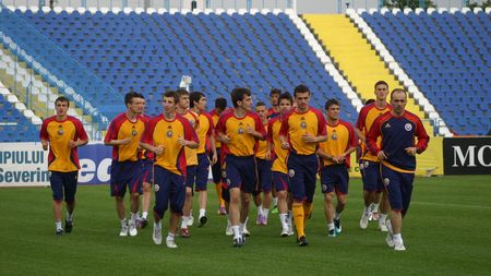 FOTO** Antrenamentul naționalei U21 de la Severin