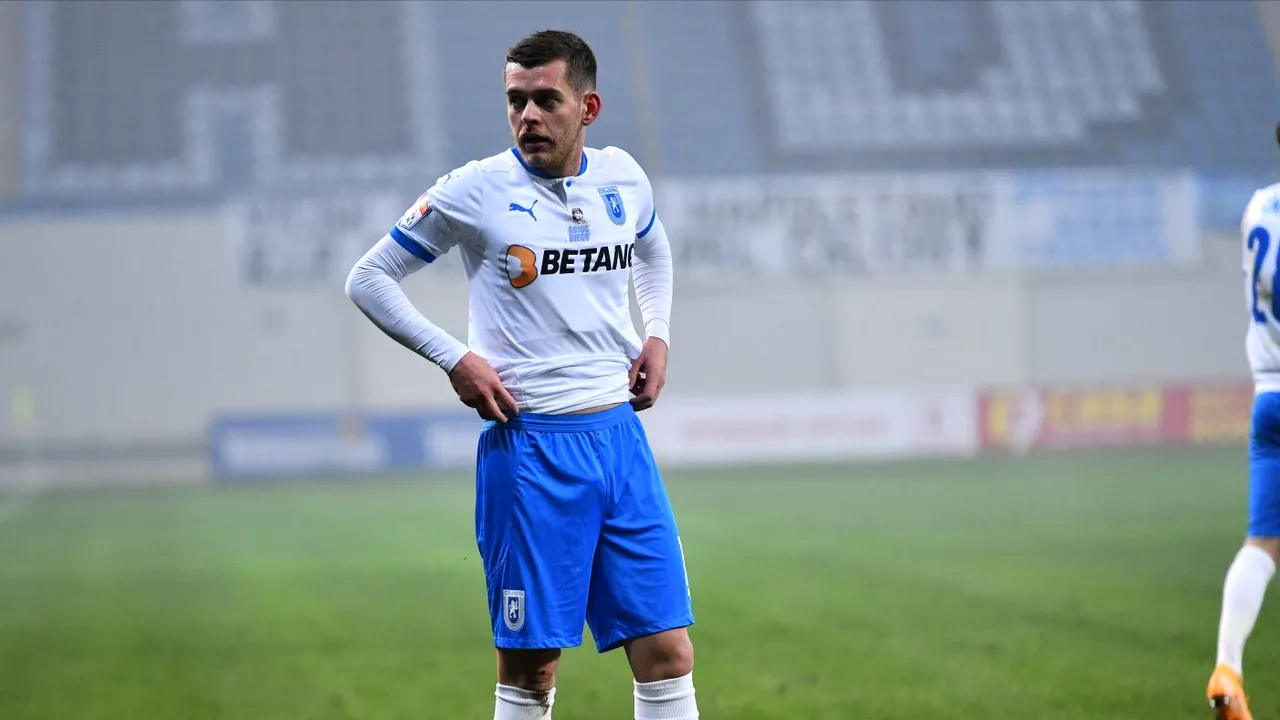 Alexandru Cicâldău, acuze dure după meciul UTA - Universitatea Craiova. „Aici au fost suporteri la meci. Am auzit poliţişti şi pompieri care ne înjurau”