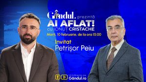 „Ai Aflat! cu Ionuț Cristache” începe marți, 10 februarie, de la ora 15.00, live pe Gândul. Invitat: Petrișor Peiu