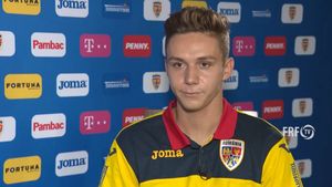 Louis Munteanu vrea să devină noua „mitralieră” de la naționala U21: „Am venit să demonstrez că merit să fiu aici!” | VIDEO