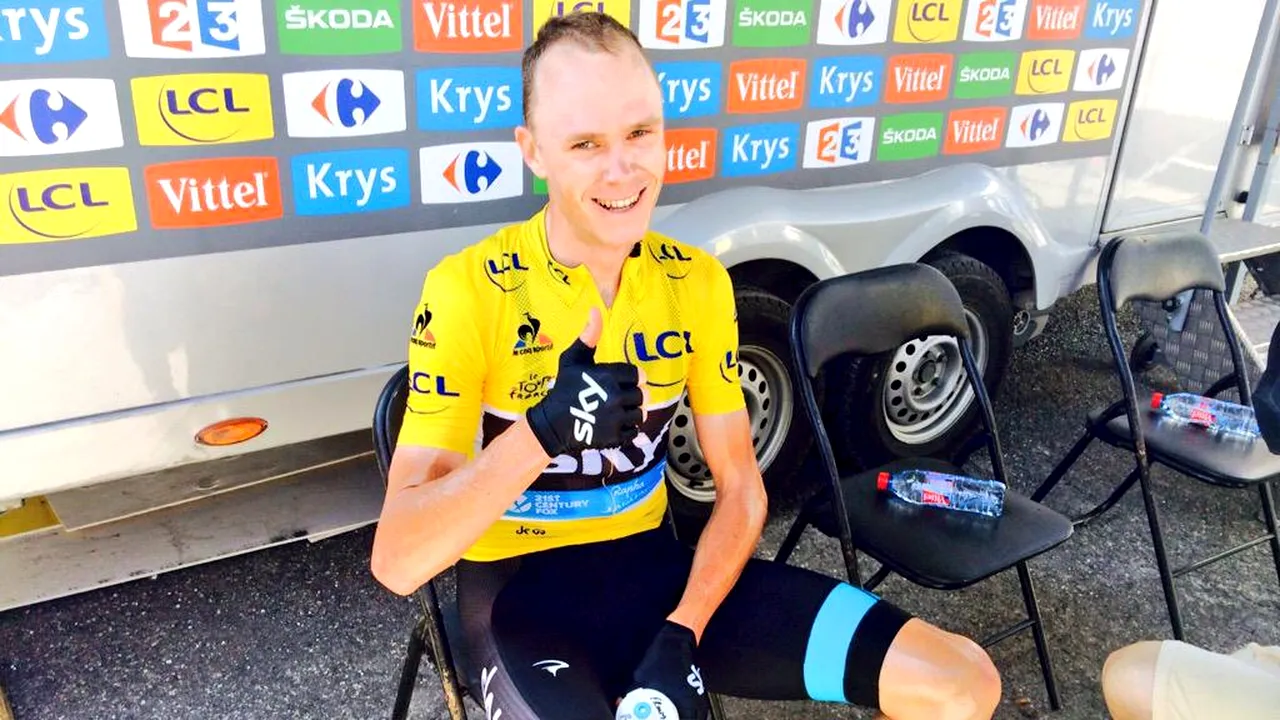 Chris Froome, câștigătorul Turului Franței: 