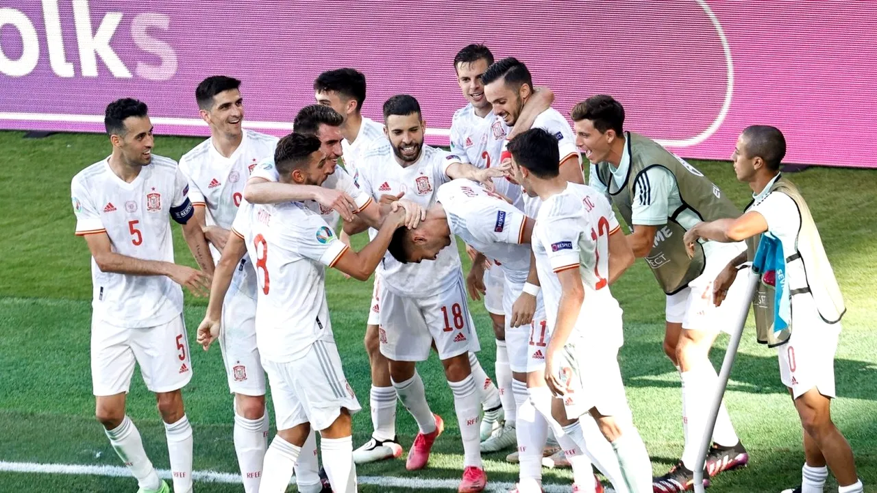 Slovacia - Spania 0-5, în Grupa E de la EURO 2020. Ibericii s-au descătușat în ultima rundă