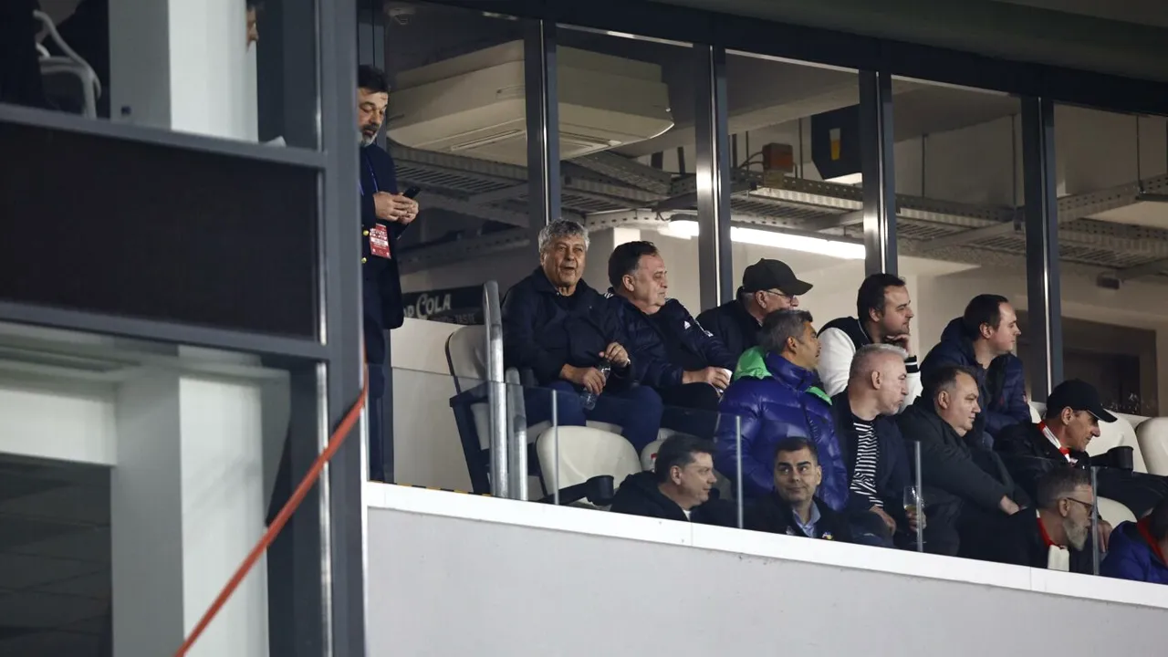 Mircea Lucescu nu ratează niciun meci al lui Dinamo! Fanii s-au îngrămădit să facă facă poze și să ia autograf de la Il Luce la partida cu Hermannstadt