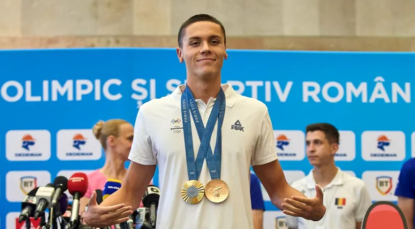 Dinamo Bucureşti a pregătit banii pentru David Popovici. Cât va primi campionul olimpic, după ce Ion Țiriac i-a dat două maşini şi COSR a decis să îi plătească 200.000 de euro pentru cele două medalii