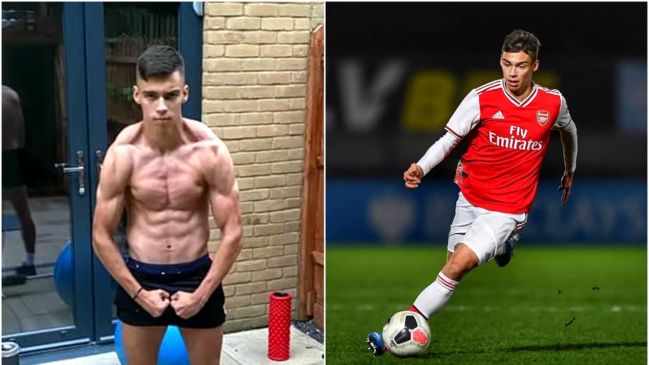„Bestia” de doar 17 ani! Transformare incredibilă a lui Cătălin Cîrjan, românul de la Arsenal | VIDEO