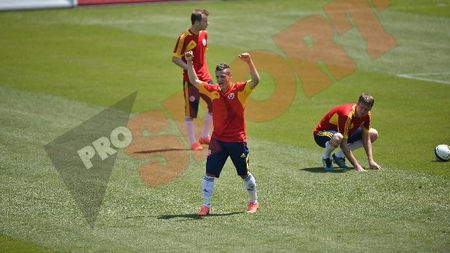 FOTO** "Tricolorii" s-au pregătit înainte de meciul amical cu Elveția!