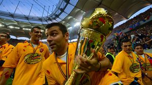 Rusescu, cel mai iubit dintre steliști: "E greu de exprimat în cuvinte ce simt" Reacția după al doilea titlu în Liga 1