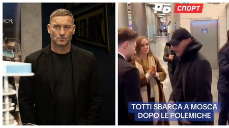 Francesco Totti, hulit pentru că a vizitat Moscova lui Vladimir Putin: „Păcat! Ruşine!"
