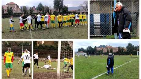 VIDEO | Imagini incredibile din Argeș, cu Florin Costea și Simon Măzărache martori. Juniorii trimiși pe teren în locul seniorilor care nu s-au prezentat pentru a nu ”lua multe” goluri de la lider au refuzat să mai iasă de pe teren, cum era stabilită regia, și au pierdut cu 22-0. Antrenorul a făcut circ!