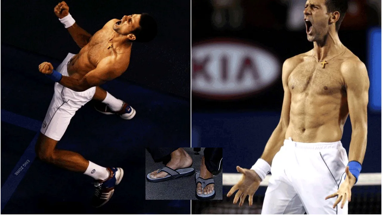 FOTO COPLEȘITOR | O imagine care a făcut înconjurul lumii. Cum arătau picioarele lui Djokovic după o finală de 6 ore la Melbourne